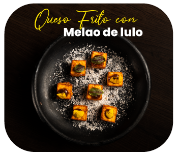 Queso Frito con Melao de Lulo