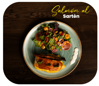 Salmón en salsa de ají amarillo